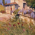 Philip Craig Canvas Paintings - Wisteria Wall